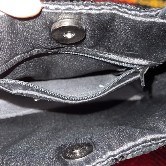 🍎 SOLD 🍎Givenchy Mini tote bag excellent condition silver n black sequins. - Picture 3 of 11